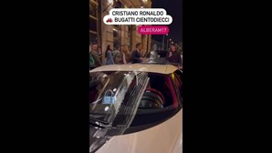 Cristiano Ronaldo ''mostra'' Bugatti de 8 milhões de euros