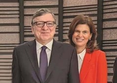 Durão Barroso e Joana Gonçalves
