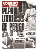 Em 1982, o papa recupera depois do atentado em Fátima 