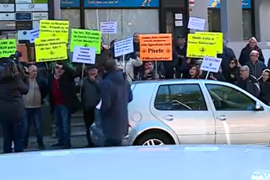 Protesto contra aterro sanitário