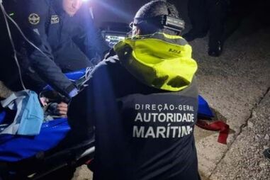 Homem ferido depois de escorregar e cair em zona de pedras em Faro