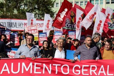 Manifestação convocada pela CGTP-IN em Lisboa