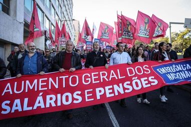 Manifestação convocada pela CGTP-IN em Lisboa