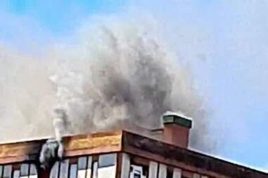 Incêndio em apartamento obriga a evacuar prédio em Santo António de Cavaleiros 