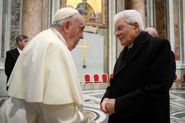 Papa Francisco e Sergio Mattarella
