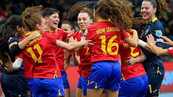 Espanha tricampeã europeia feminina de futsal ao bater Ucrânia na final