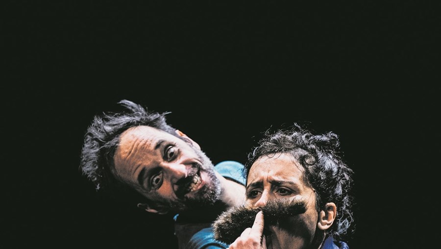 Pedro Diogo e Susana Nunes interpretam, ao lado de Jorge Cruz, o espetáculo ‘Júlio César’, na Tenda do Chapitô 