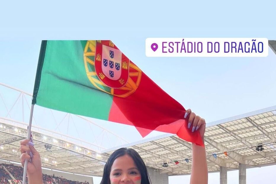 A bloguer no estádio do Dragão
