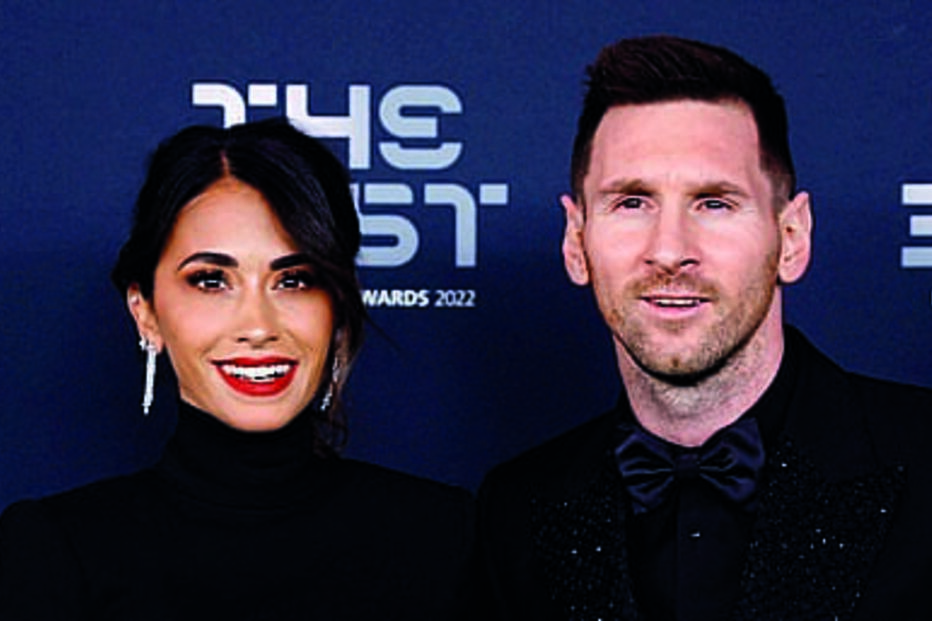 Antonela e Lionel Messi 
