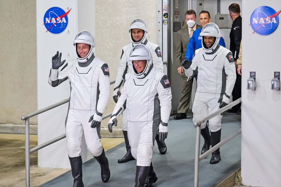 Equipa de astronautas da missão espacial da SpaceX