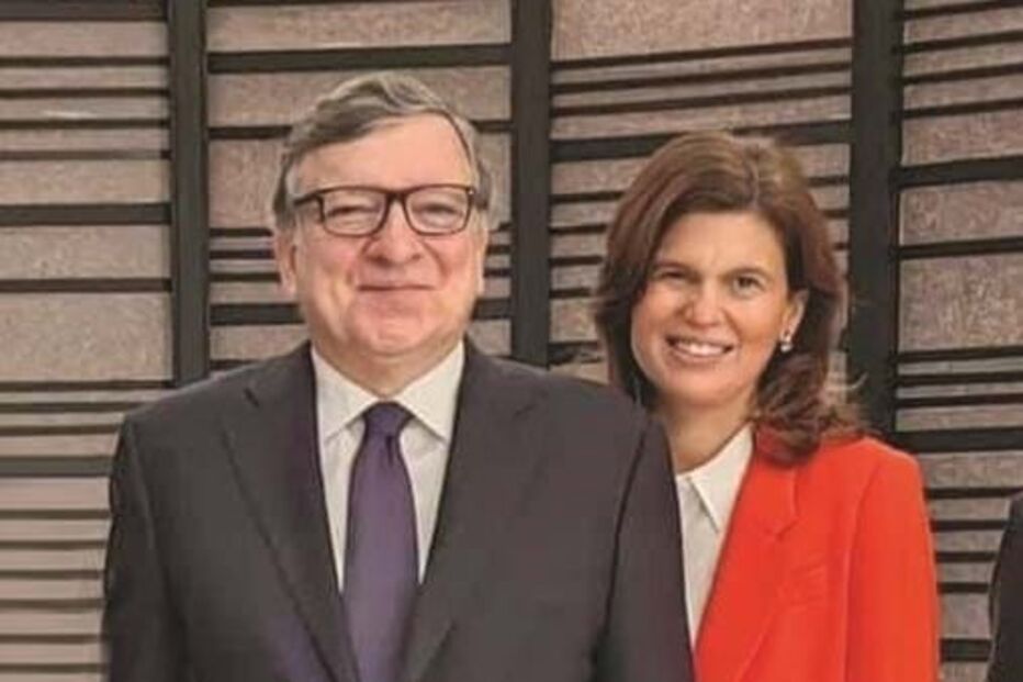 Durão Barroso e Joana Gonçalves