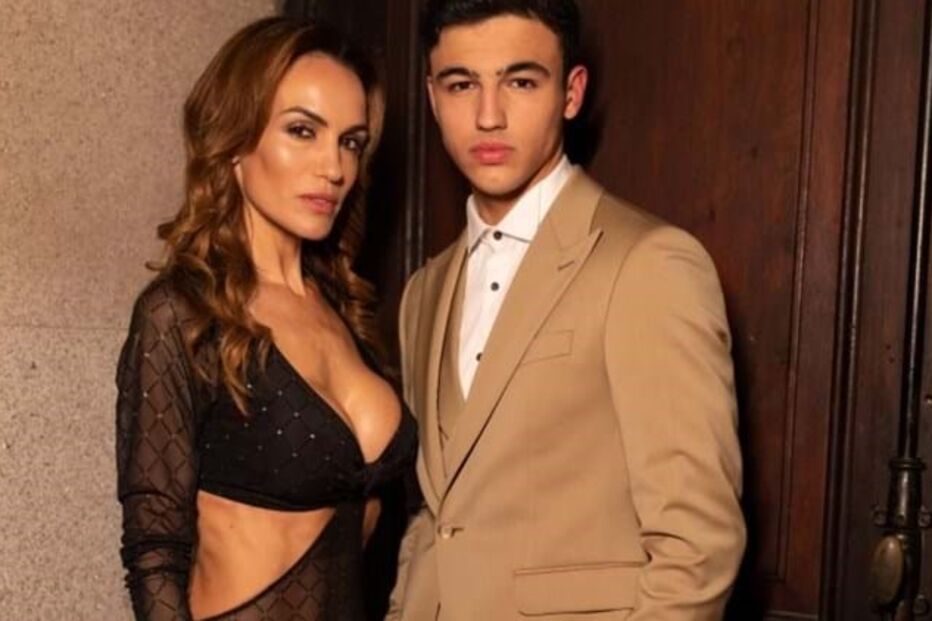 Liliana Aguiar e o filho Miguel Ângelo Tavares