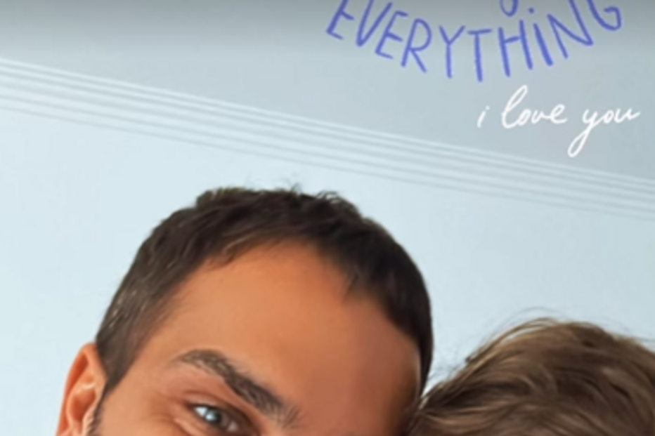 Rúben da Cruz com o filho Salvador