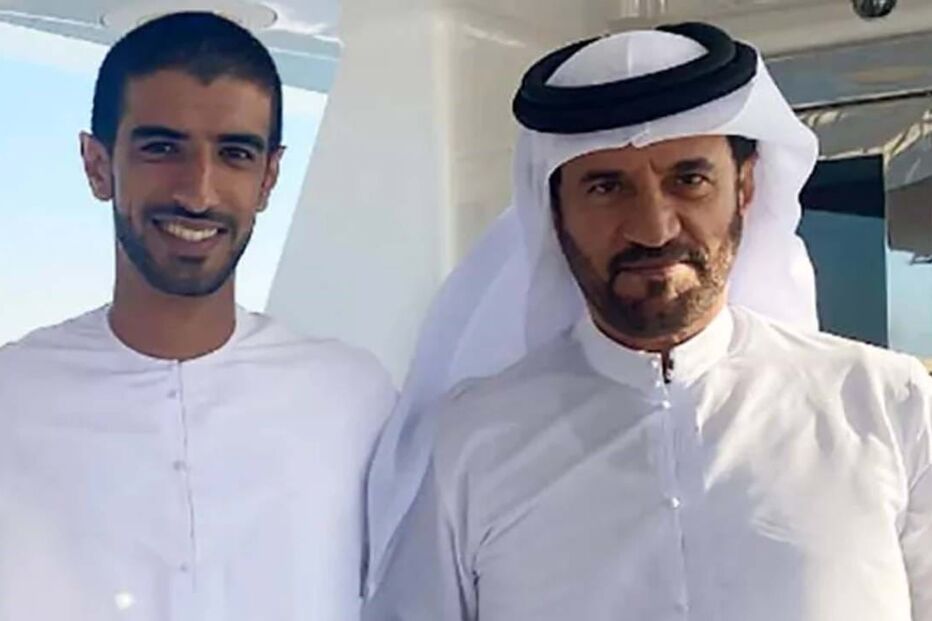 O presidente da FIA com o filho