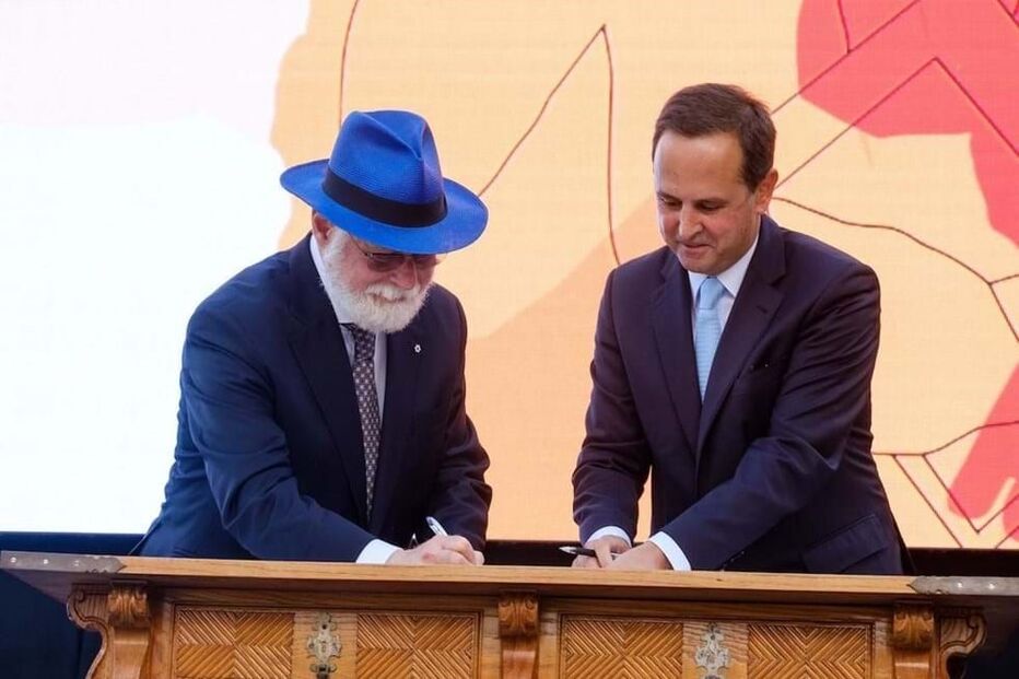 Alberto Manguel e Fernando Medina