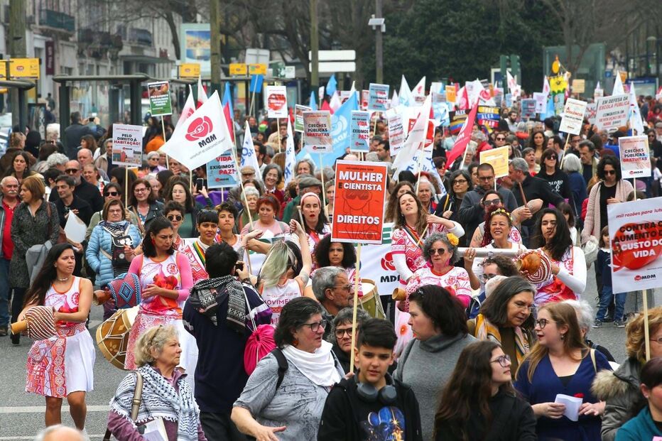 Manifestação pelos direitos das mulheres, 11/3/2023