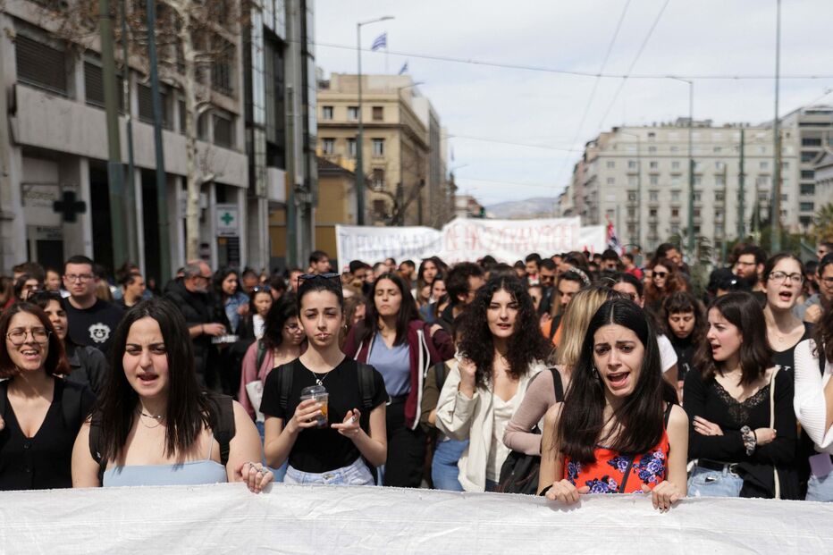 Protestos em Atenas
