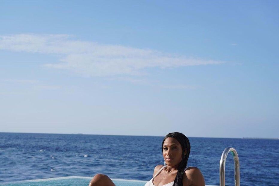 Patrícia Mamona, de 34 anos, está nas Maldivas de férias