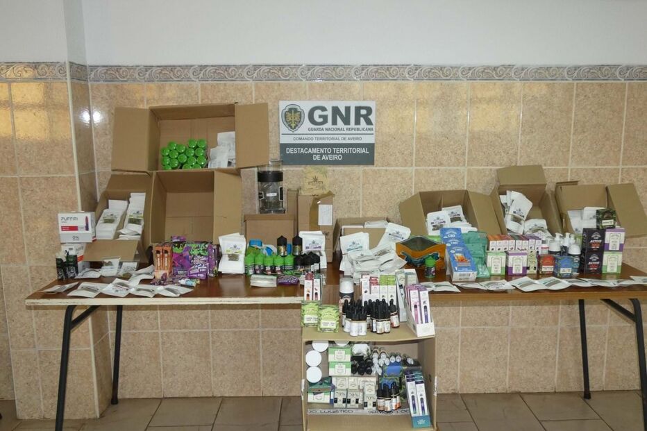 Apreensão de produtos de canabis