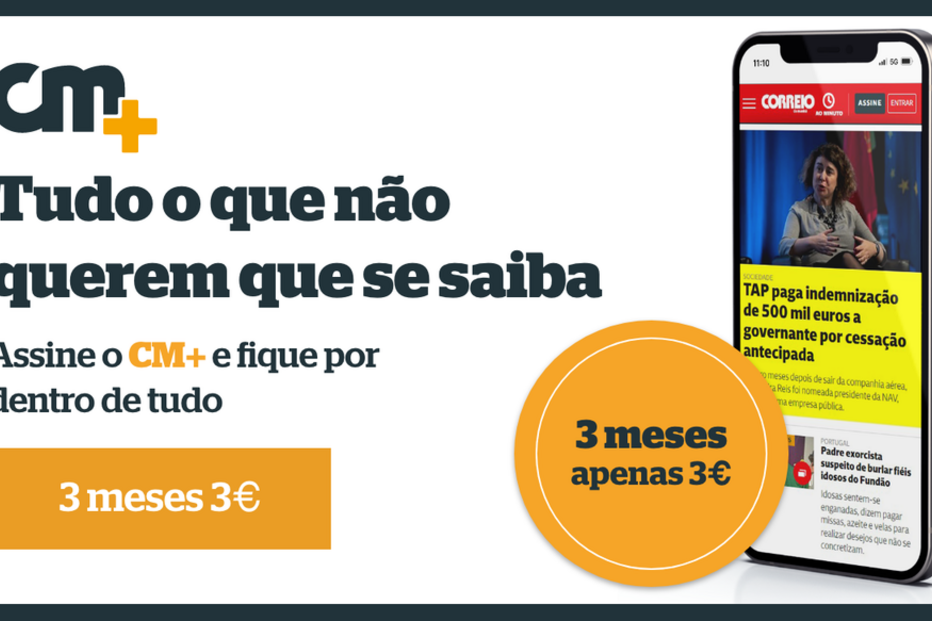 Correio da Manhã por apenas 3 euros nos primeiros três meses