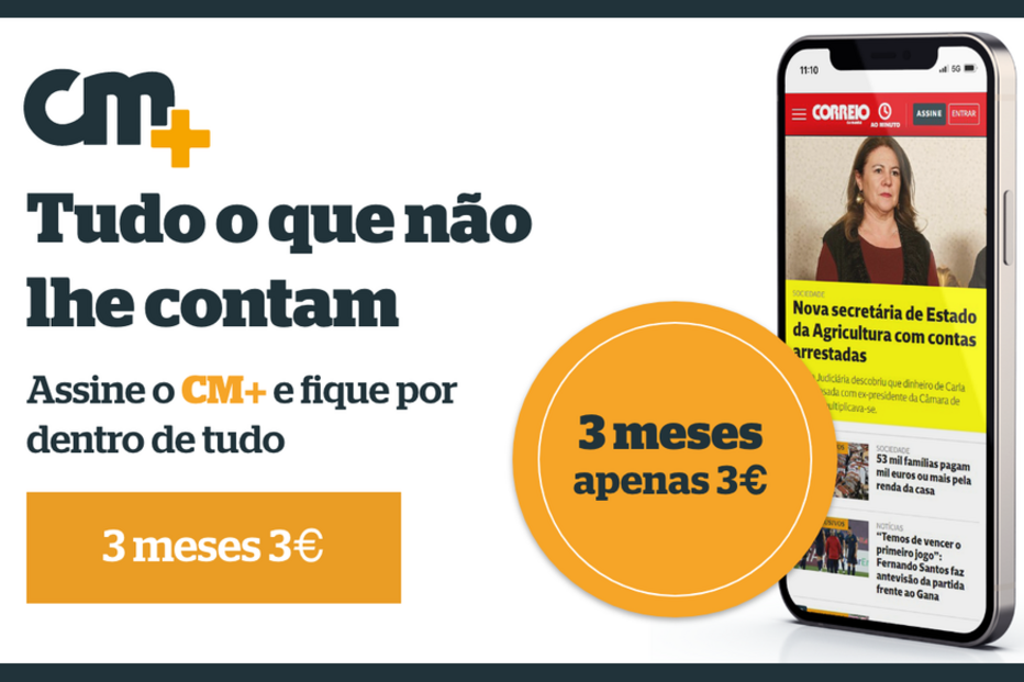 Correio da Manhã por apenas 3 euros nos primeiros três meses