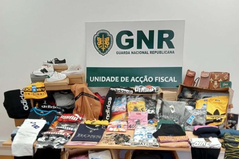 GNR apreende mais de nove mil euros em artigos contrafeitos no Algarve