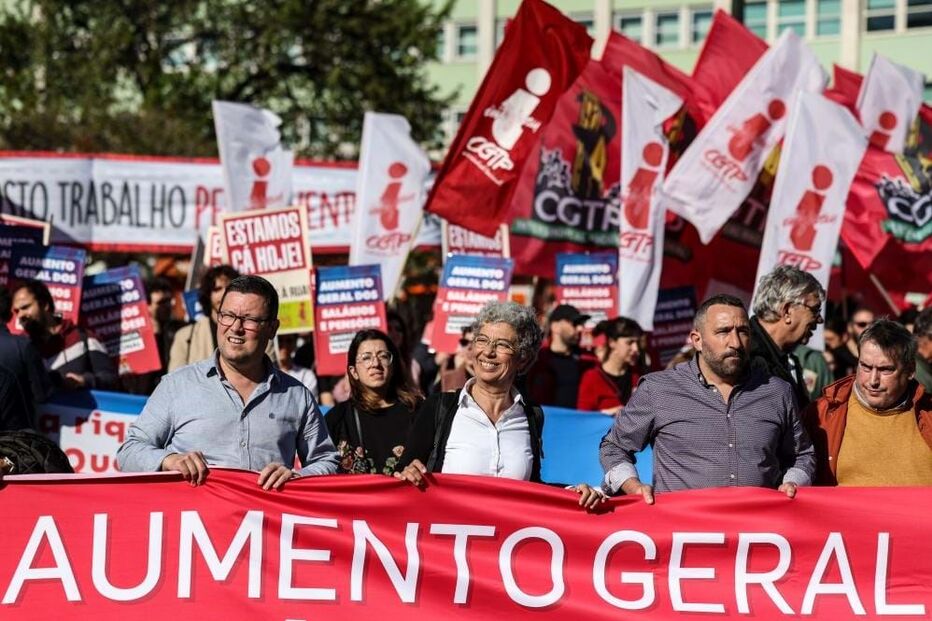 Manifestação convocada pela CGTP-IN em Lisboa