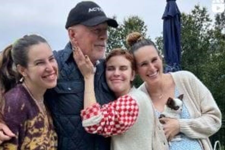 Bruce Willis e a família