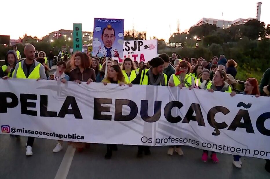 professores, manifestação, Lisboa
