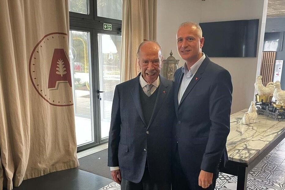 Rui Nabeiro e o neto