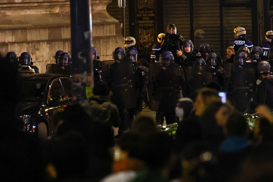 Protestos contra a reforma das pensões em Paris, França