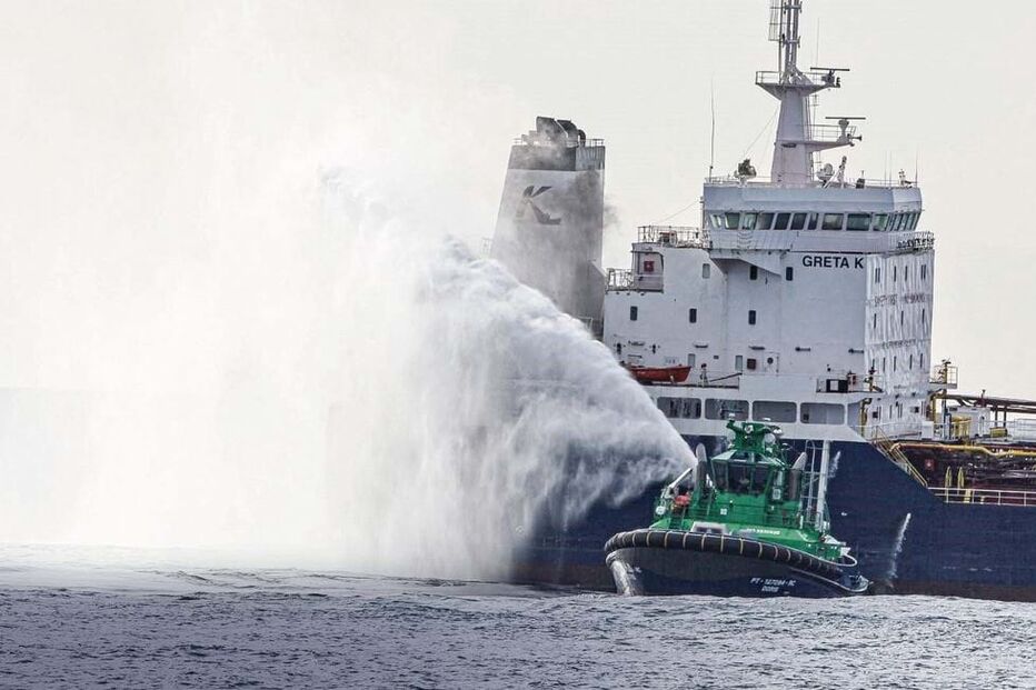 ‘Greta K’, incêndio