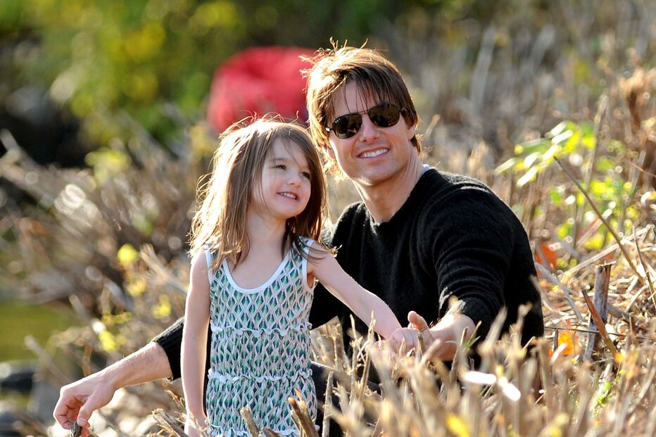 Tom Cruise e a filha 