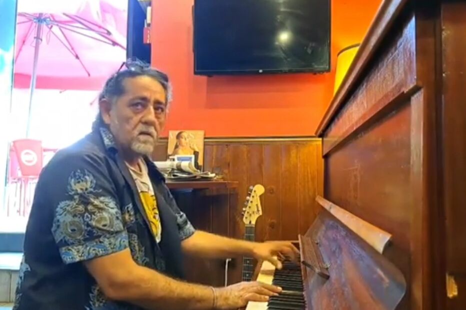 Pedro Queiroz, pianista, poço, Moita