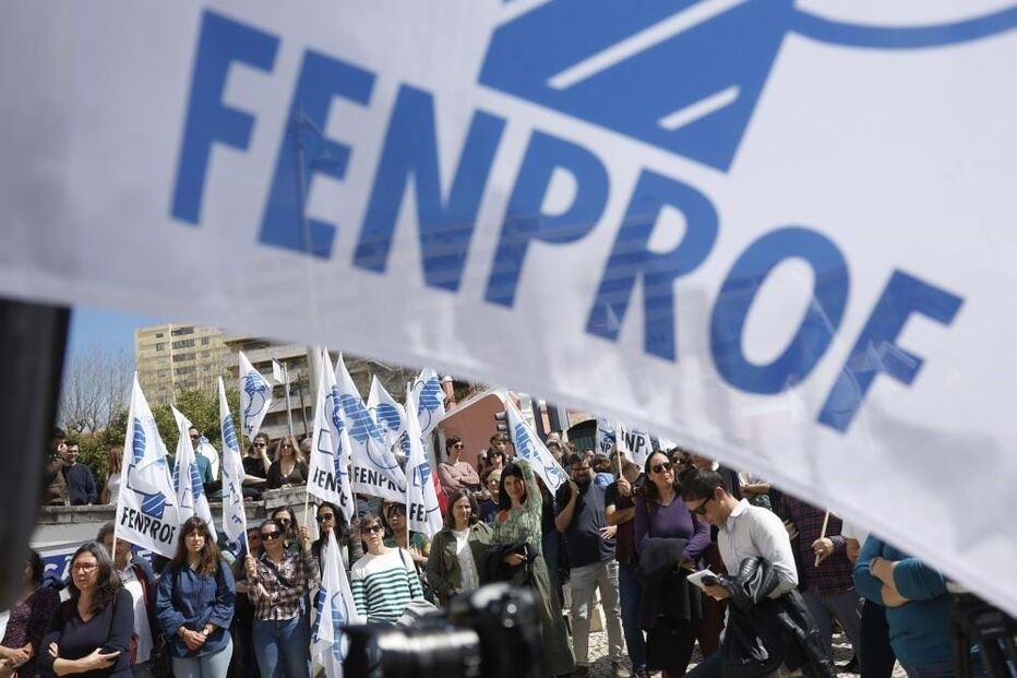 Concentração de docentes em frente ao Ministério da Ciência., 22/3/2023