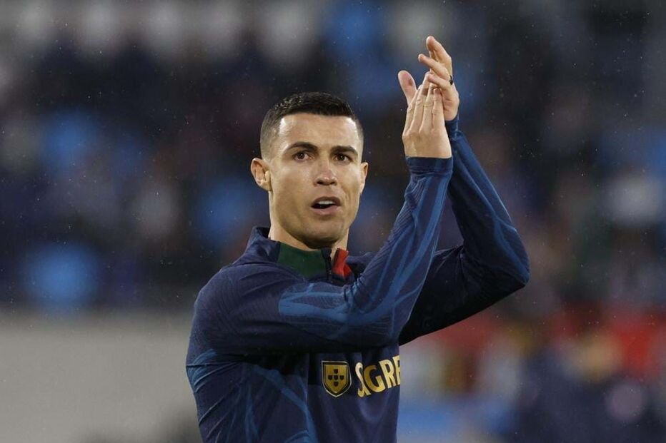 Cristiano Ronaldo no jogo contra Luxemburgo