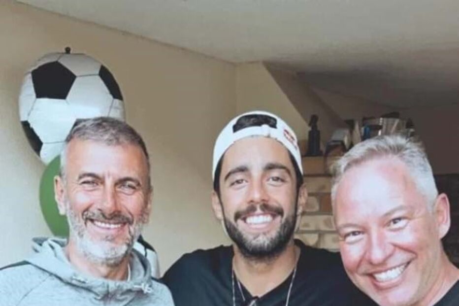 Pedro Scooby no aniversário do filho mais velho, Dom