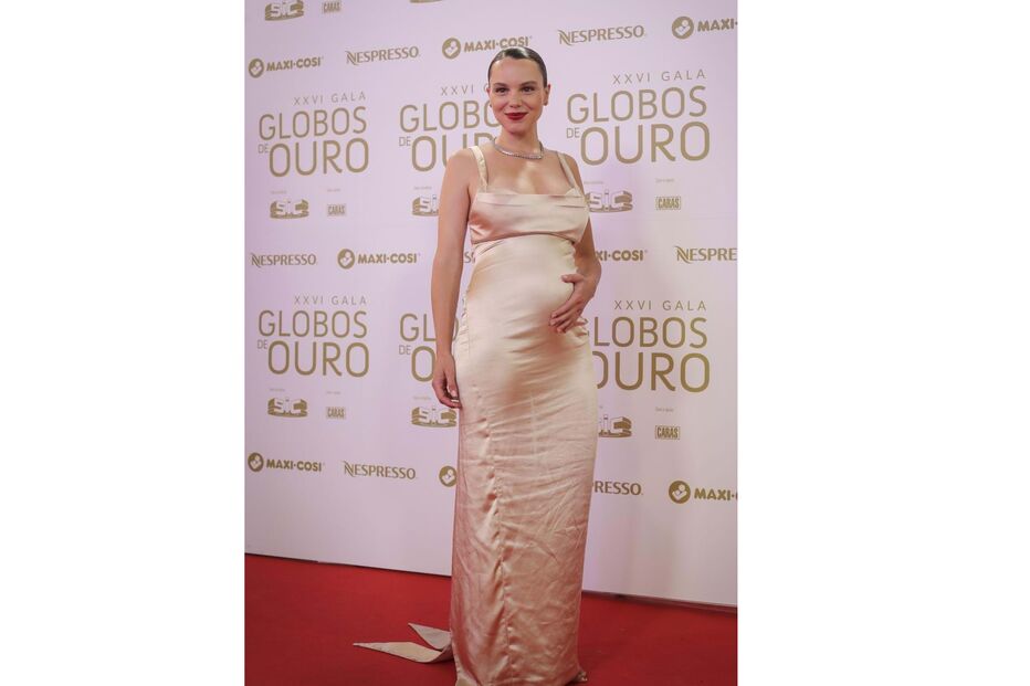 Filipa Areosa anunciou a gravidez nos Globos de Ouro, em outubro do ano passado