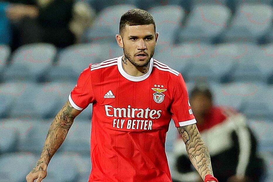 Morato, jogador do Benfica com quem a concorrente namorou