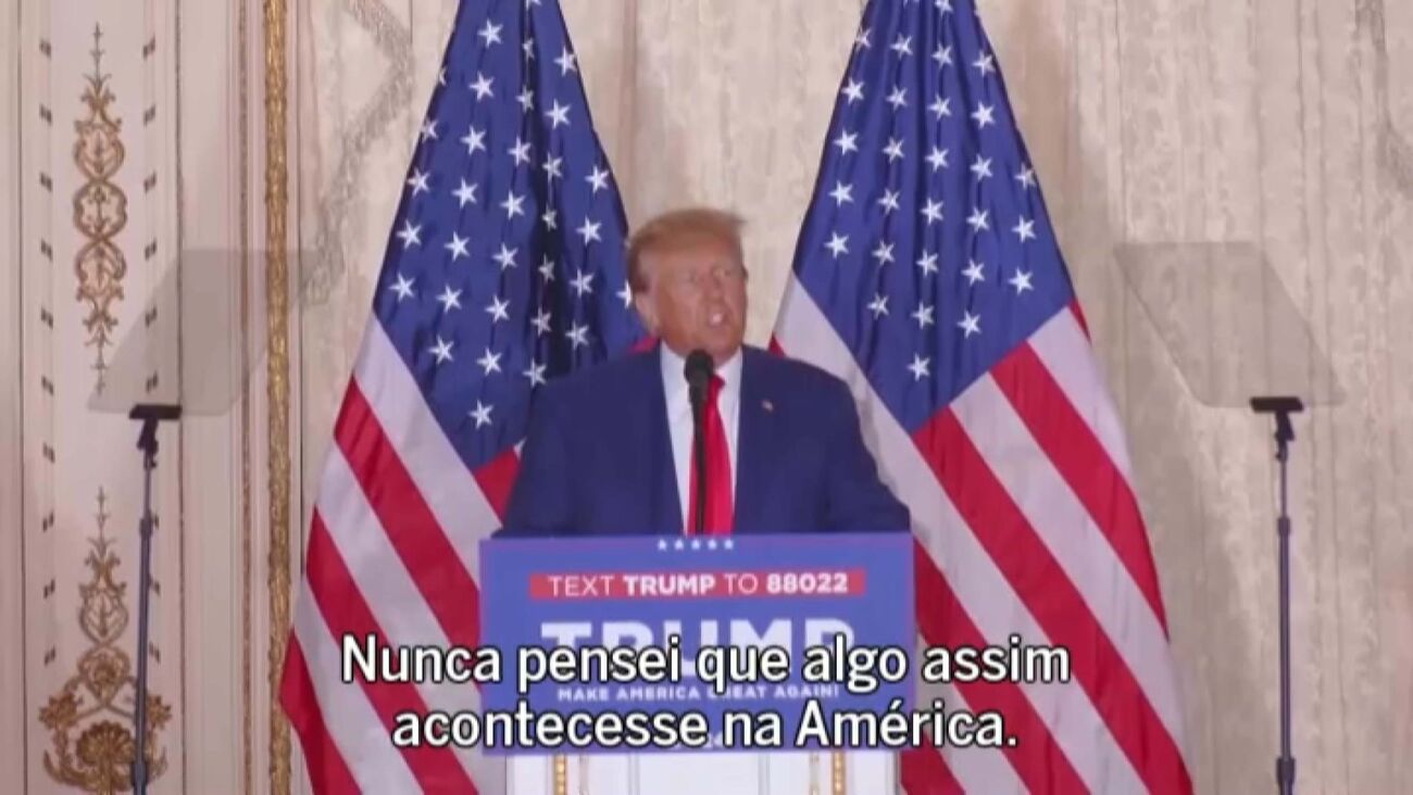 Trump faz primeira declaração após acusação 