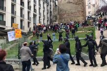 manifestação, habitação, Lisboa, confrontos, PSP