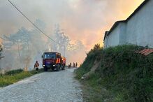 Incêndio ativo em Telões