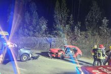 Colisão entre dois carro em Santa Maria da Feira