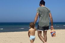 O toureiro com o filho, Cayetano