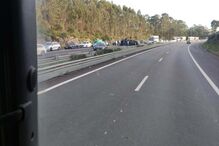 Acidente rodoviário na A1, ao quilómetro 106