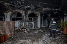 Incêndio no Porto de Luanda