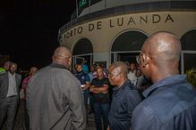 Incêndio no Porto de Luanda