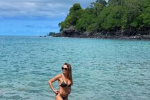 Sofia Arruda está de férias em São Tomé e Príncipe