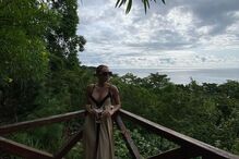 Sofia Arruda está de férias em São Tomé e Príncipe