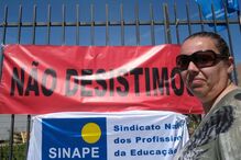 Greve de professores por distritos em Gaia